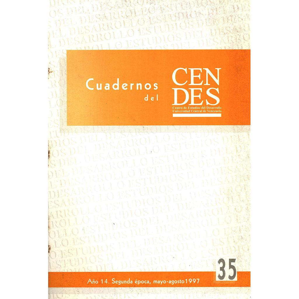 Cuadernos del CENDES N°35/1997