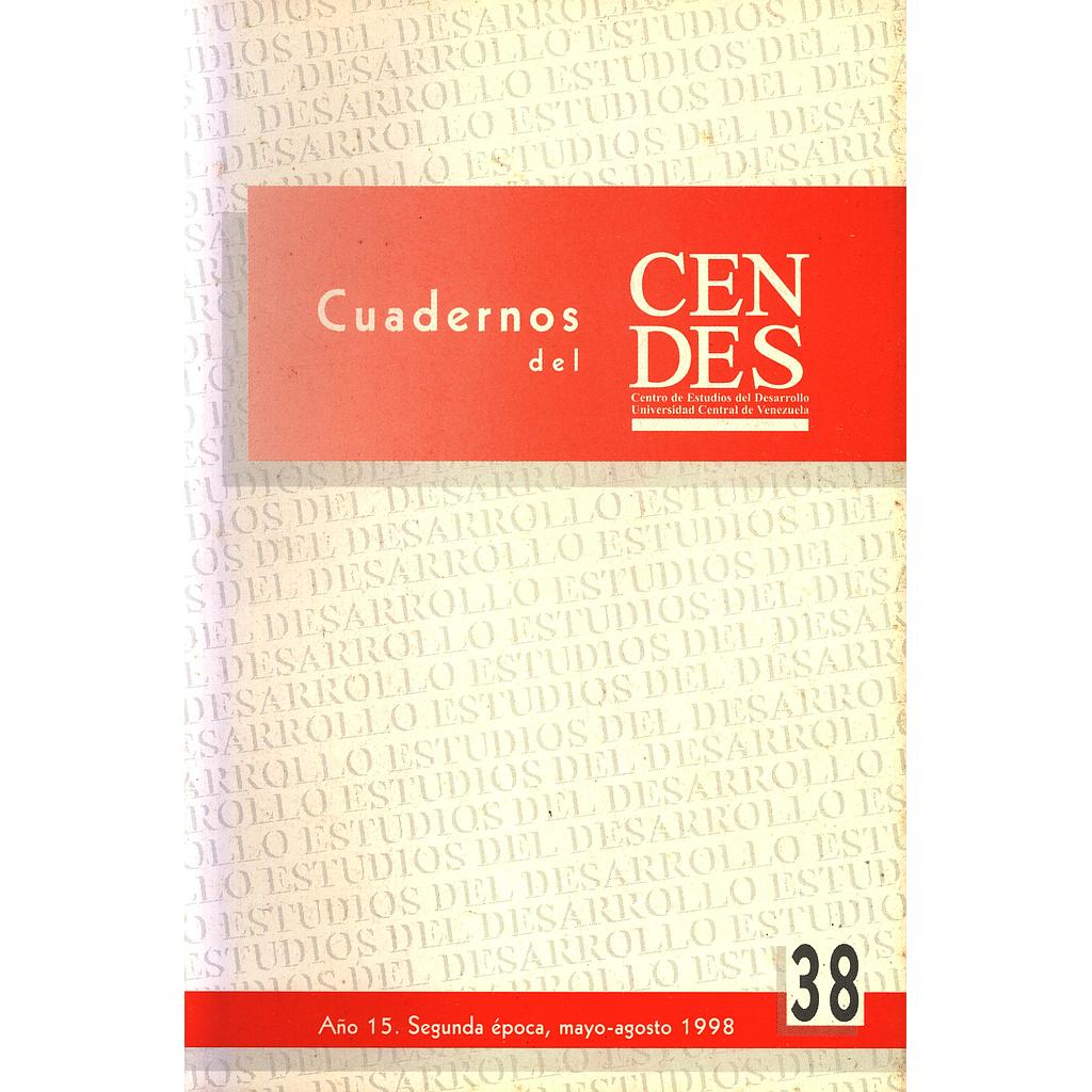 Cuadernos del CENDES N°38/1998