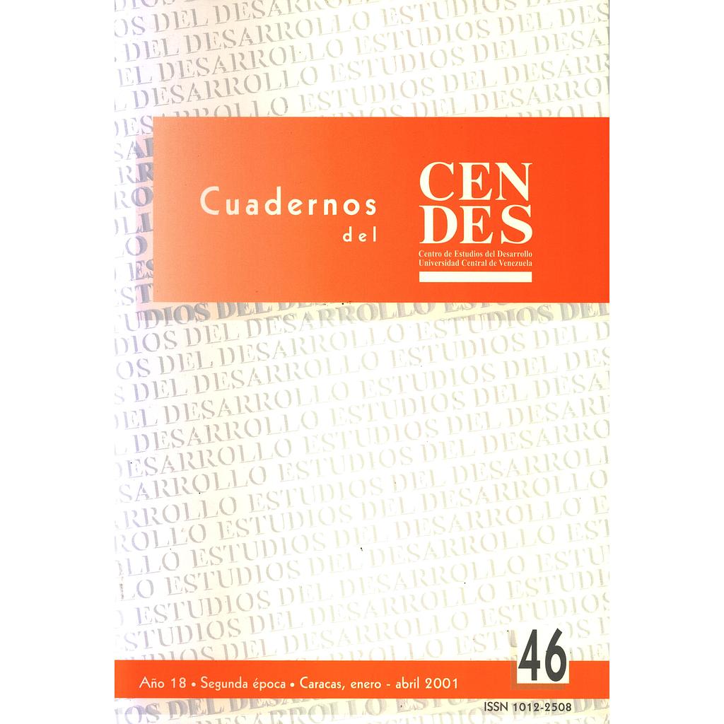 Cuadernos del CENDES N°46/2001