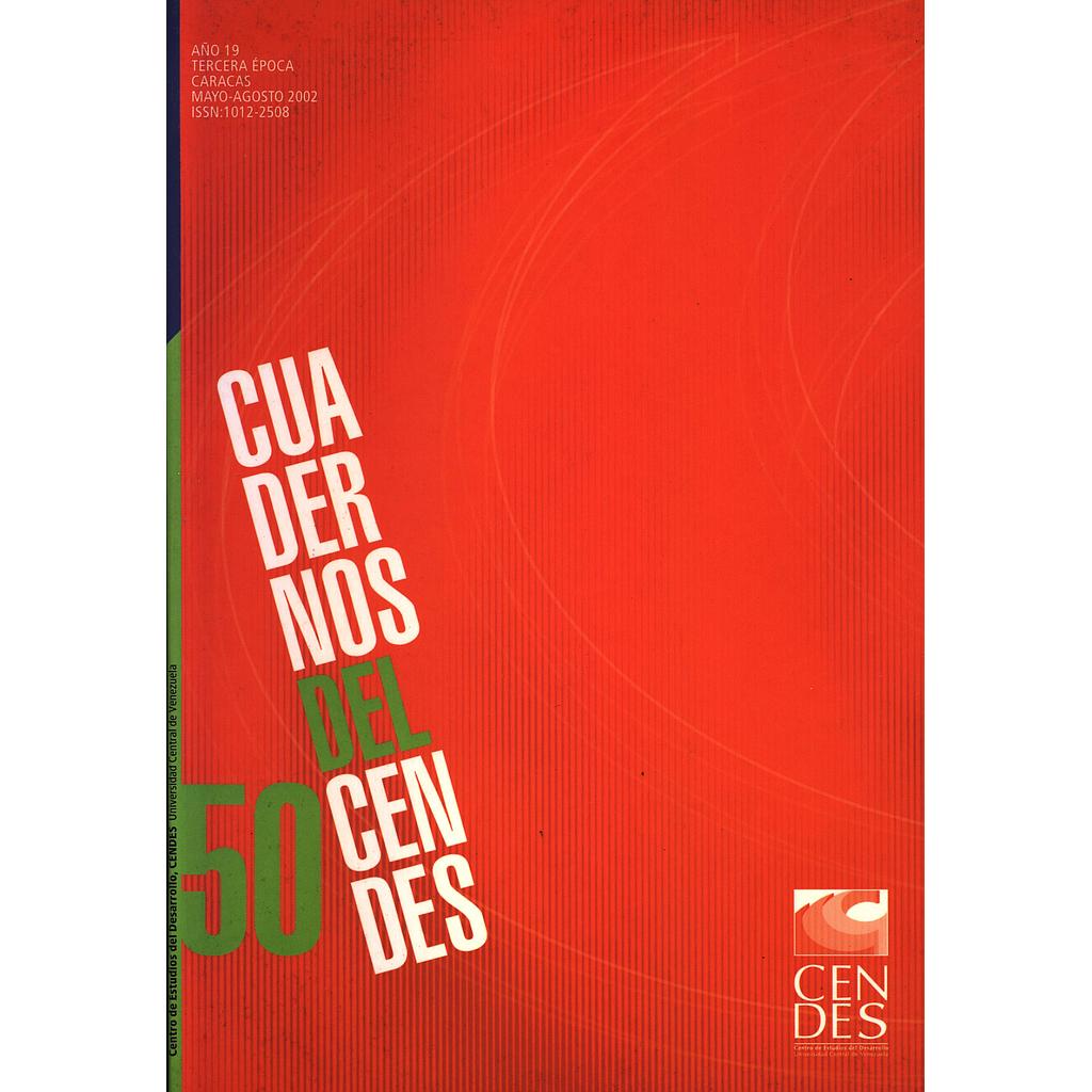 Cuadernos del CENDES N°50/2002