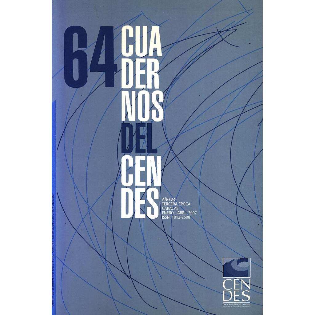 Cuadernos del CENDES N°64/2007