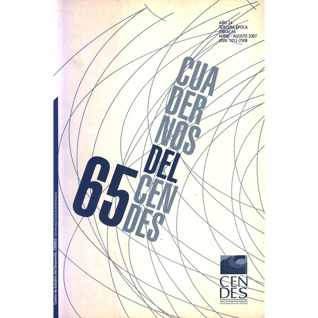 Cuadernos del CENDES N°65/2007