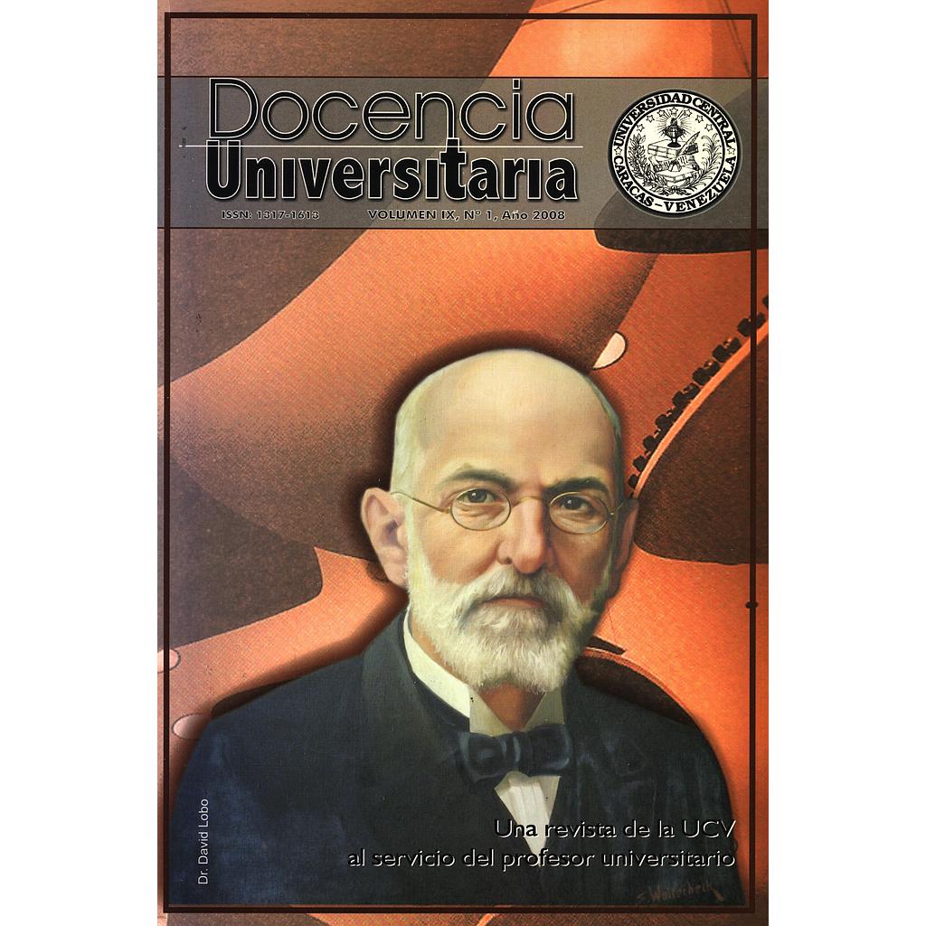 Docencia universitaria Vol 9 #1/2008