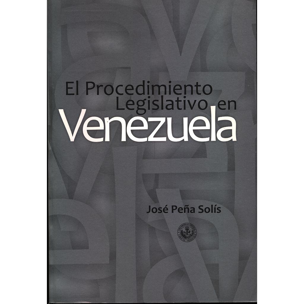 El procedimiento legislativo en Venezuela