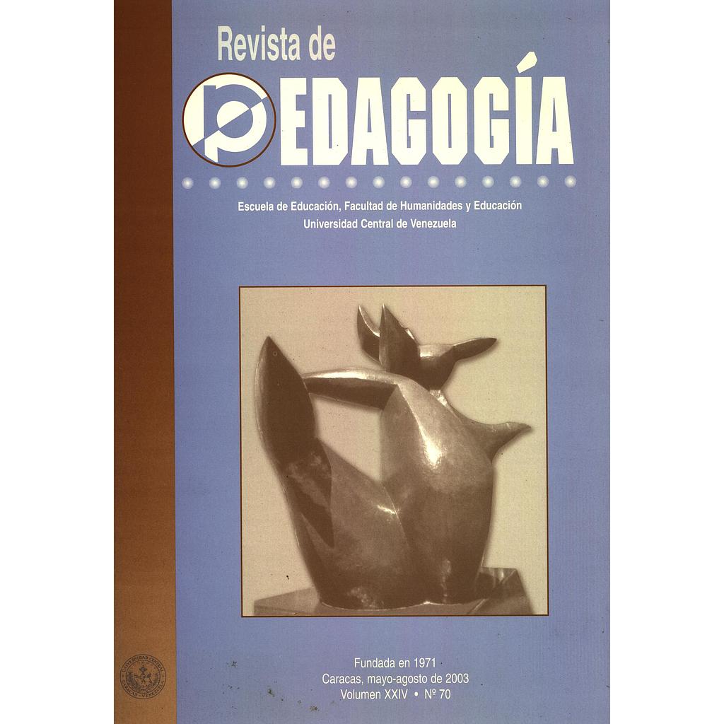 Revista de pedagogía N°70