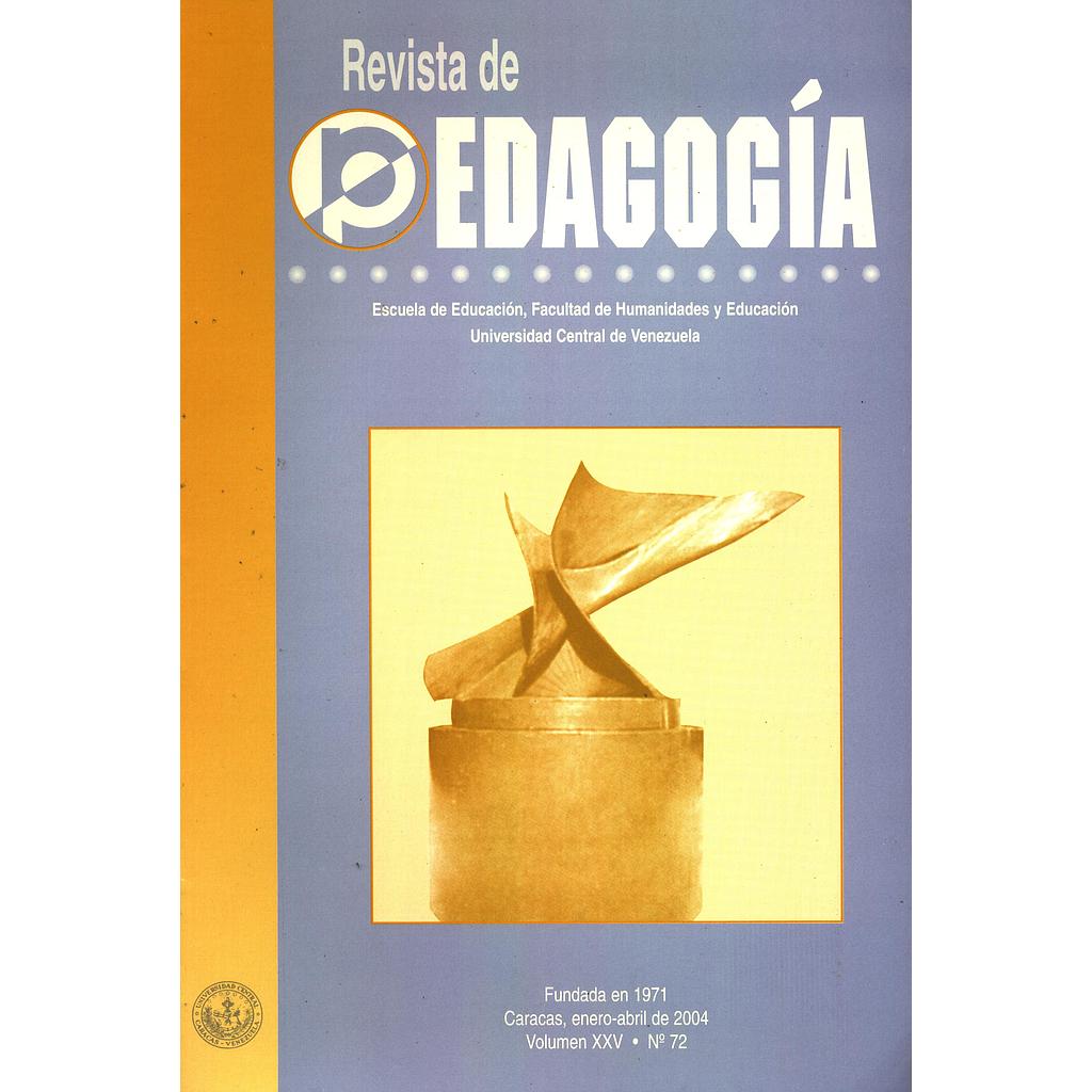 Revista de pedagogía N°72