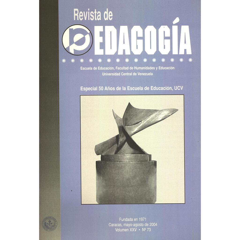 Revista de pedagogía N°73