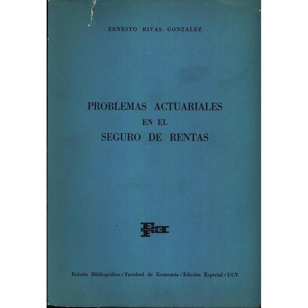 Problemas actuariales en el seguro de rentas