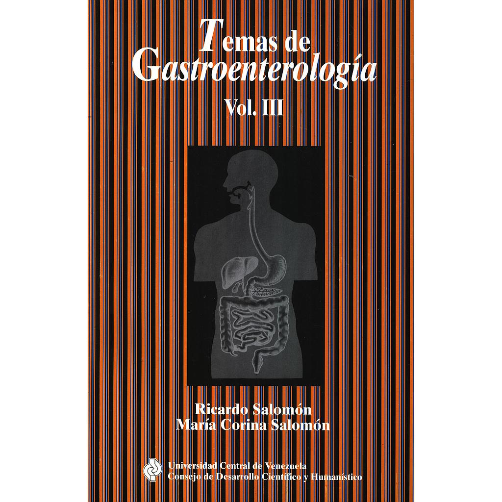 Temas de gastroenterología. Volumen III
