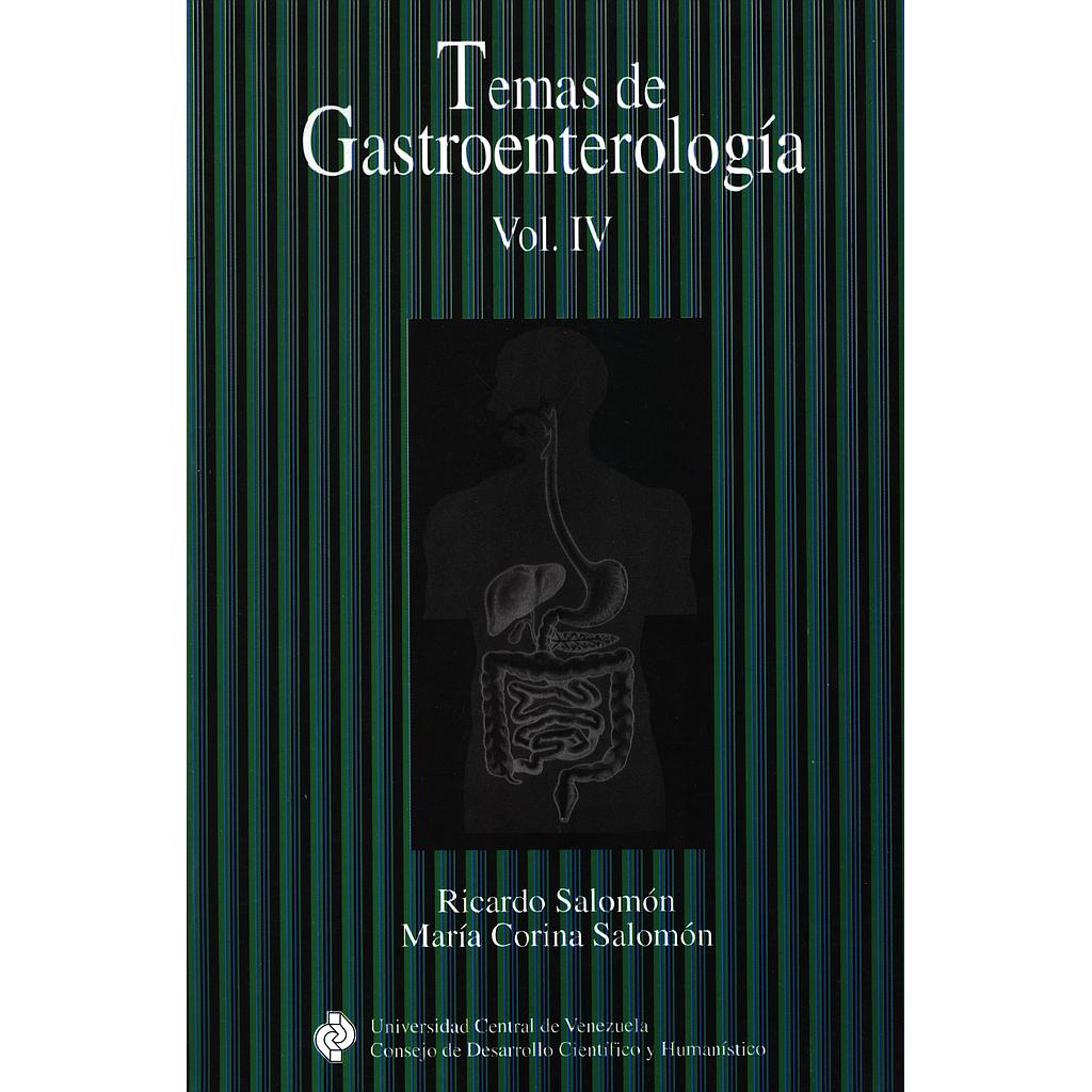 Temas de gastroenterología. Volumen IV