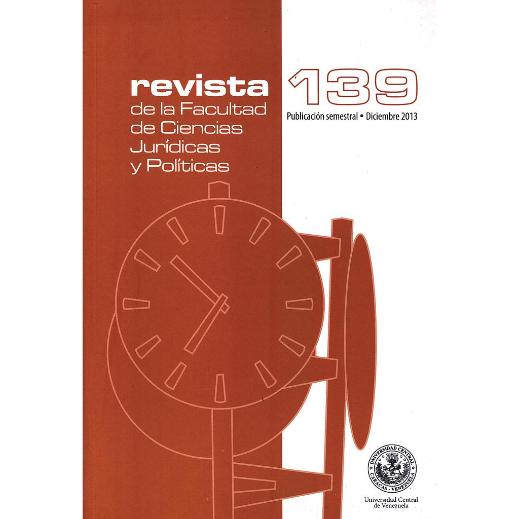 Revista de la Facultad de Ciencias Jurídica N°139/2013