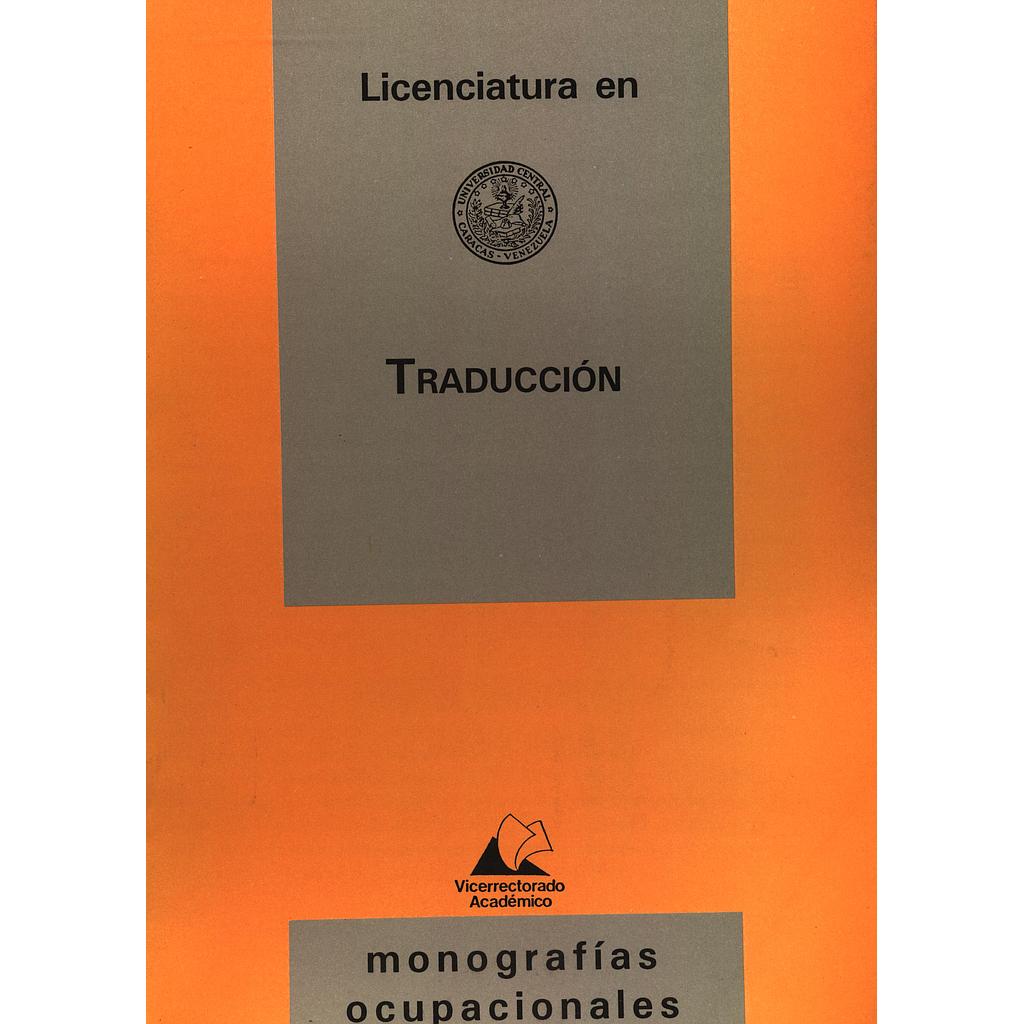 Licenciatura en traducción