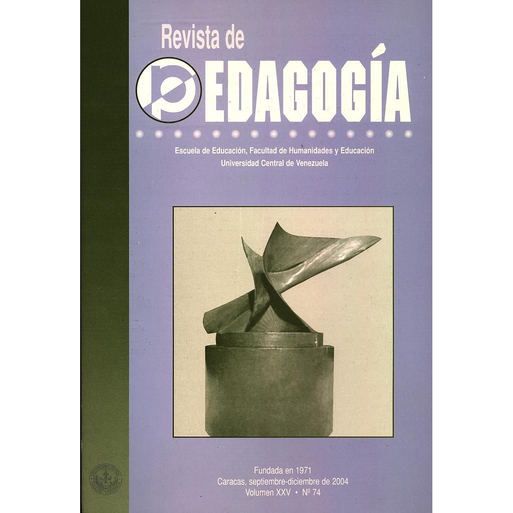 Revista de pedagogía N°74