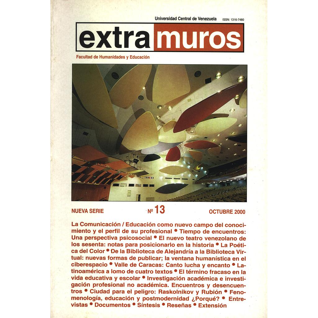 Revista Extramuros N°13