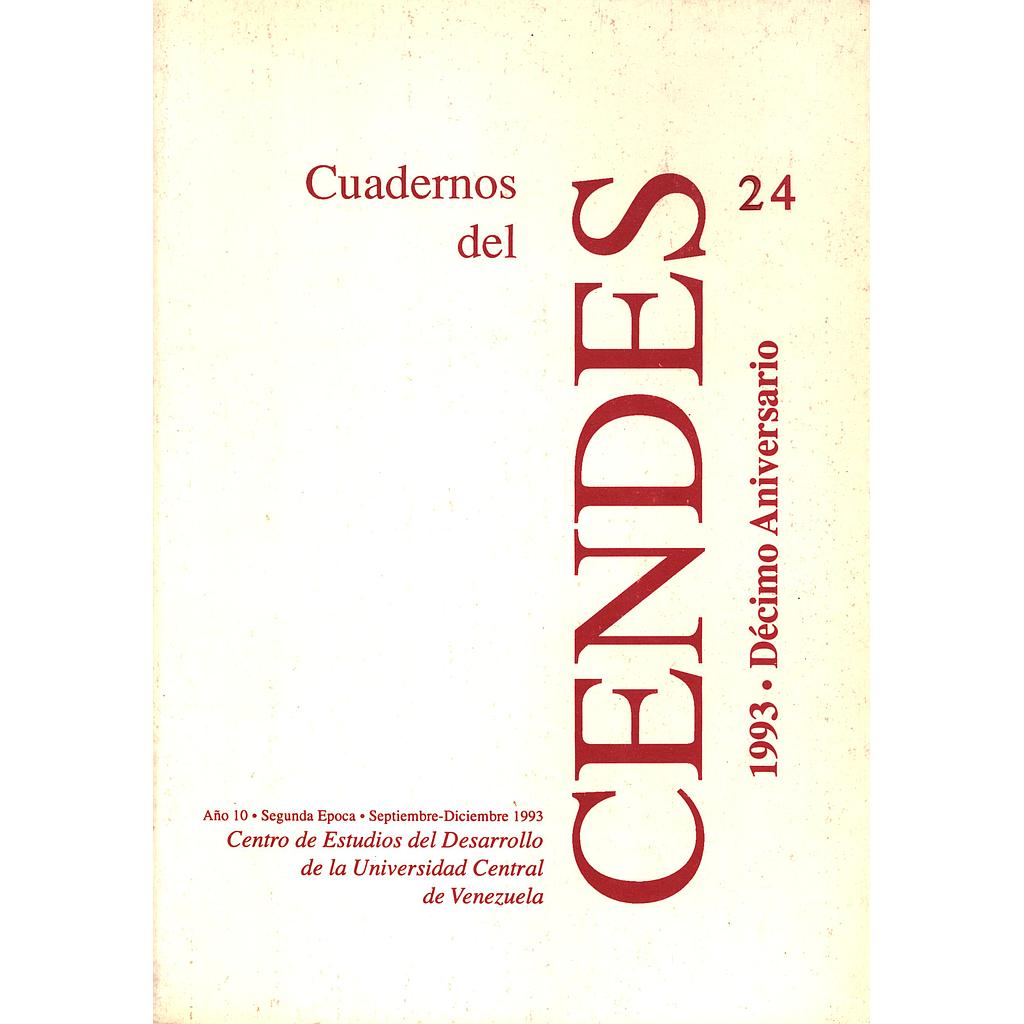 Cuadernos del CENDES N°24
