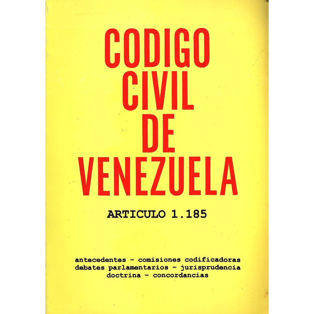Código Civil de Venezuela. Artículo 1185